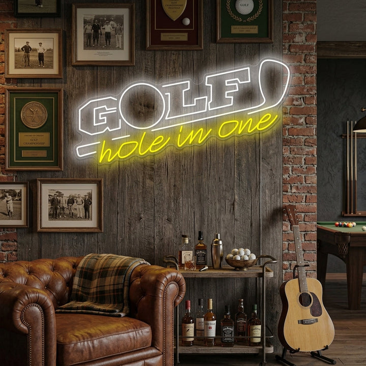 "Golf Hole In One" Insegna al neon
