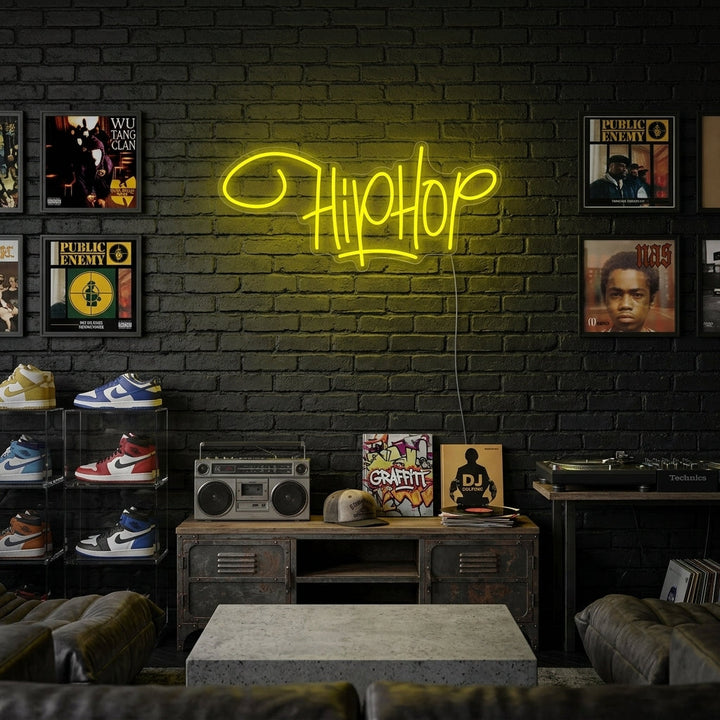 "Musica Hip Hop Rap" Insegna al neon