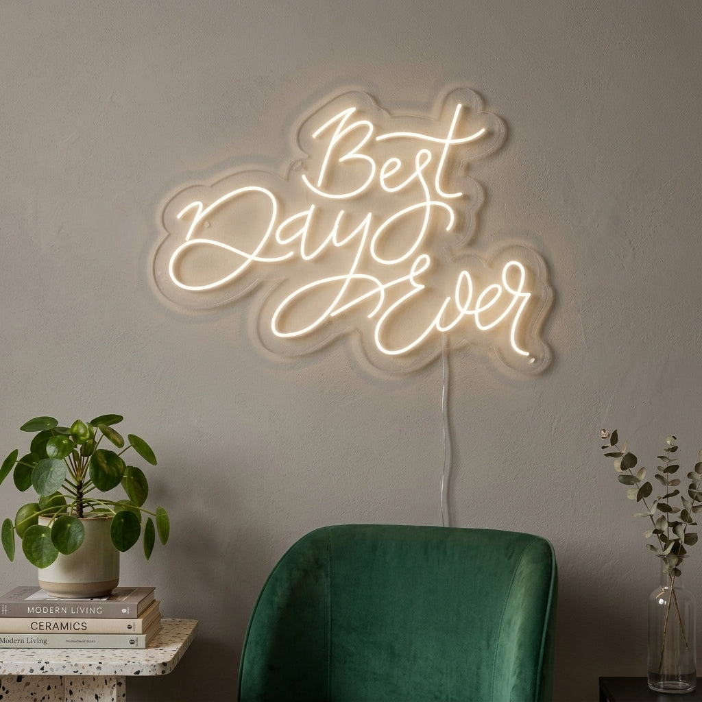 "Best Day Ever" Insegna al neon