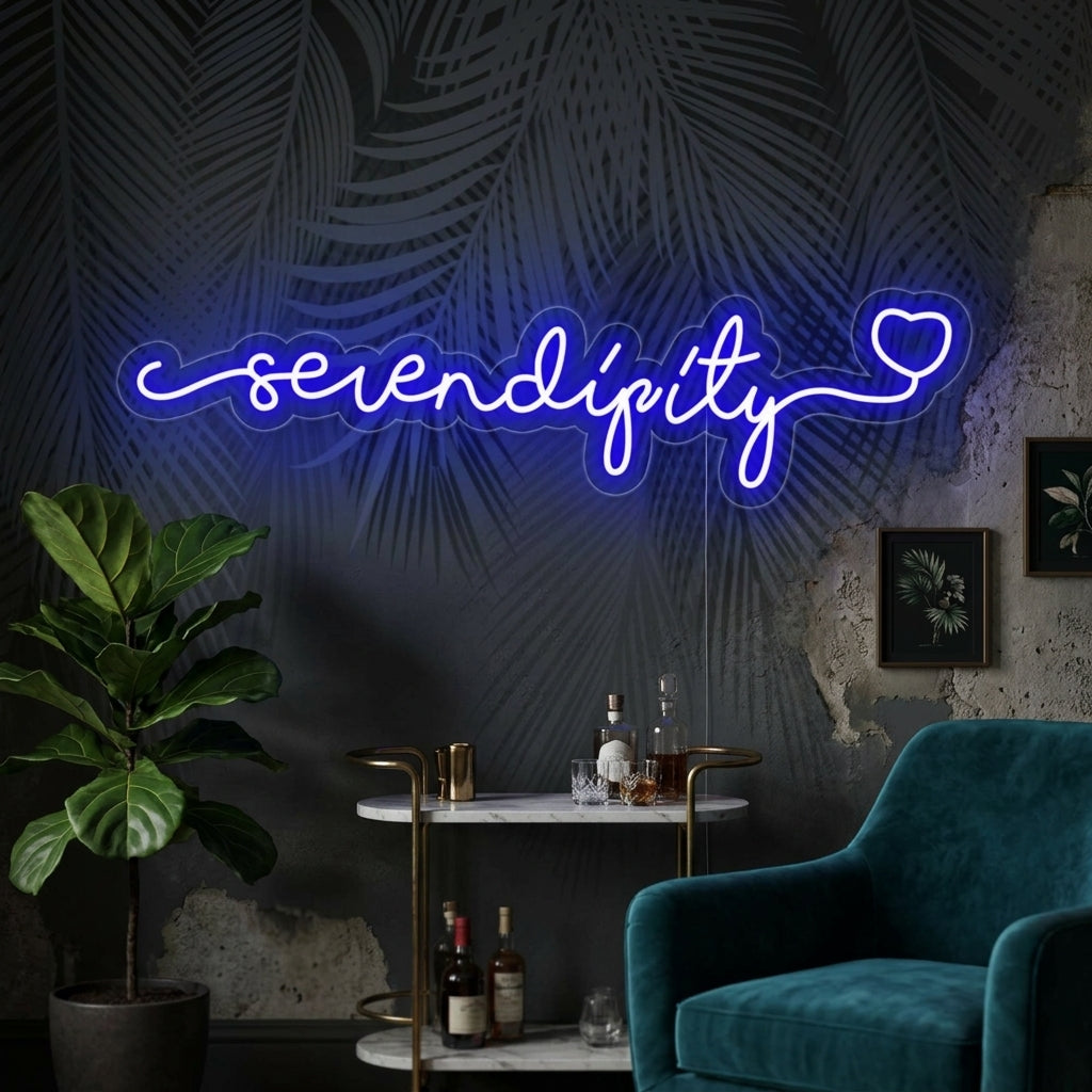 "Serendipity" Insegna al neon