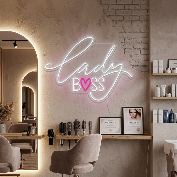 "Lady Boss" Insegna al neon