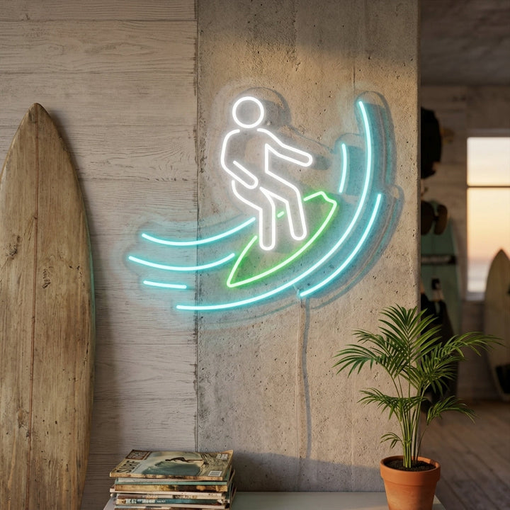 "Surfista" Insegna al neon