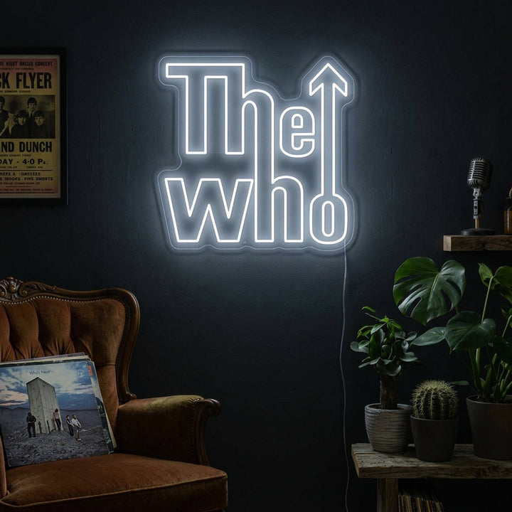 "The Who" Insegna al neon