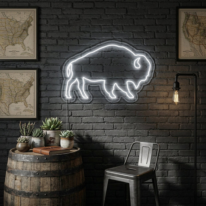 "Bufalo" Insegna al neon