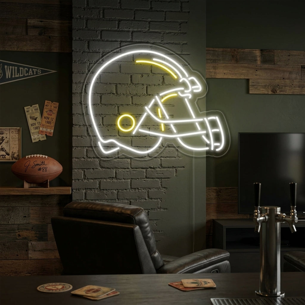 "Casco Da Calcio" Insegna al neon