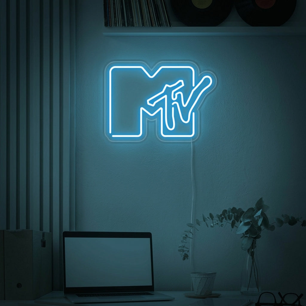 "MTV logo" Insegna al neon