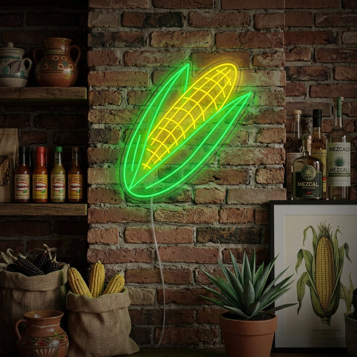 "Mais" Insegna al neon