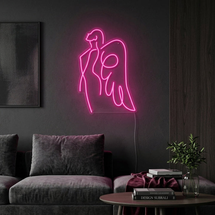 "Angelo Mamma" Insegna al neon