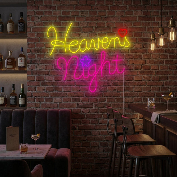 "Heavens Night" Insegna al neon