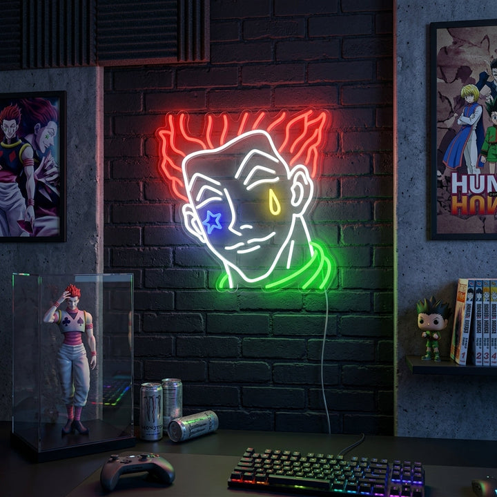 "Hisoka" Insegna al neon