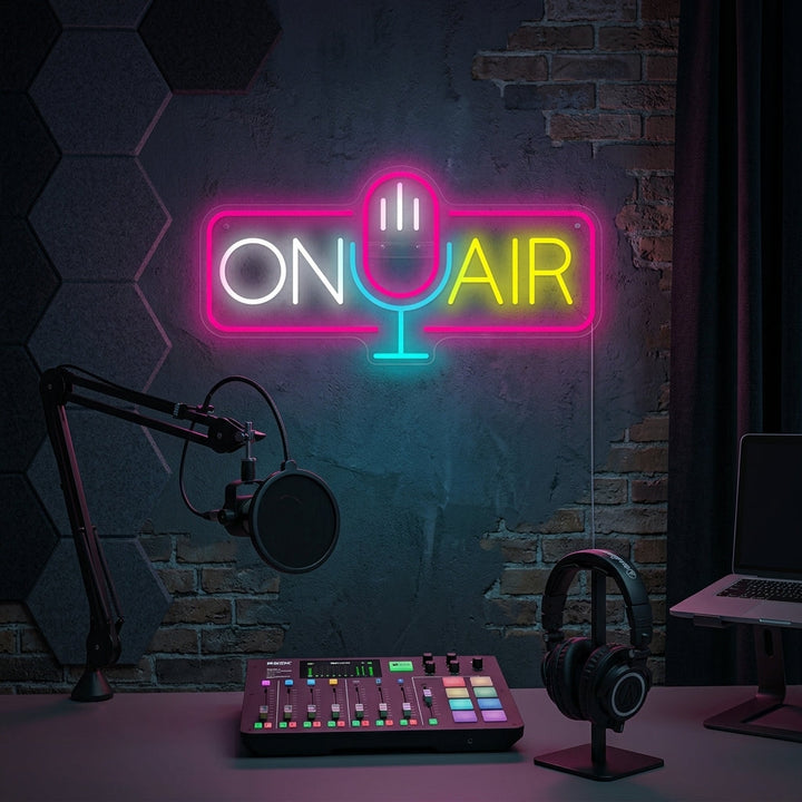 "On Air" Insegna al neon