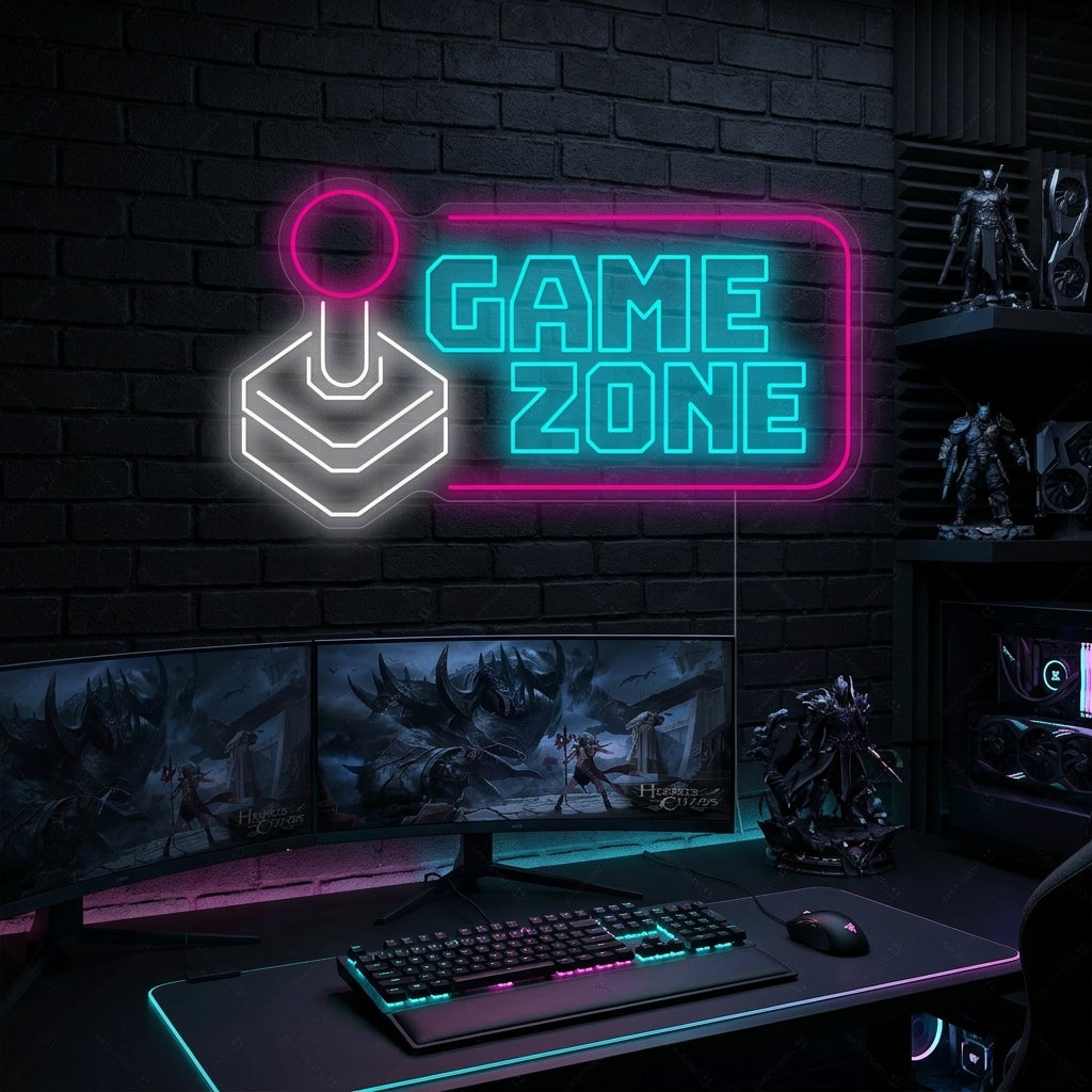 "Game Zone" Insegna al neon