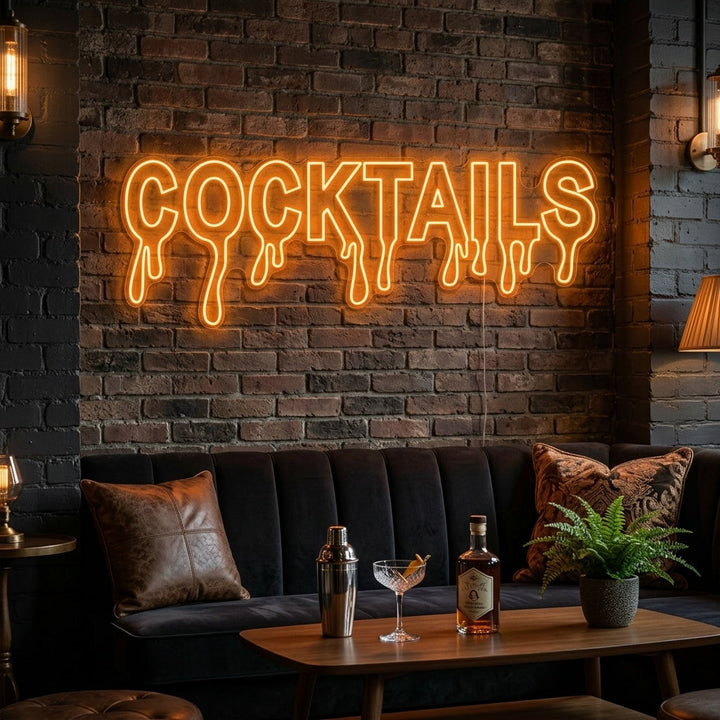 "Cocktails" Insegna al neon