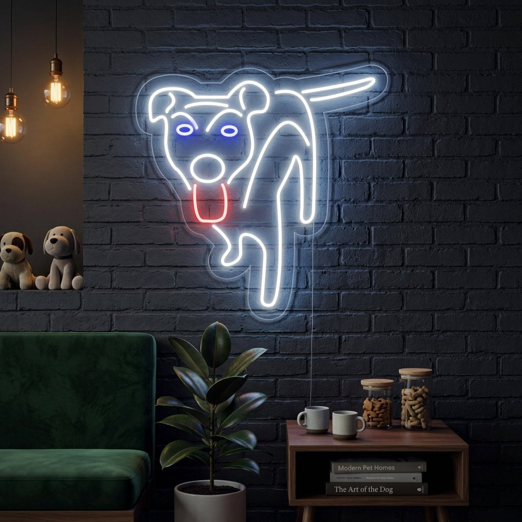 "Logo Del Cane" Insegna al neon
