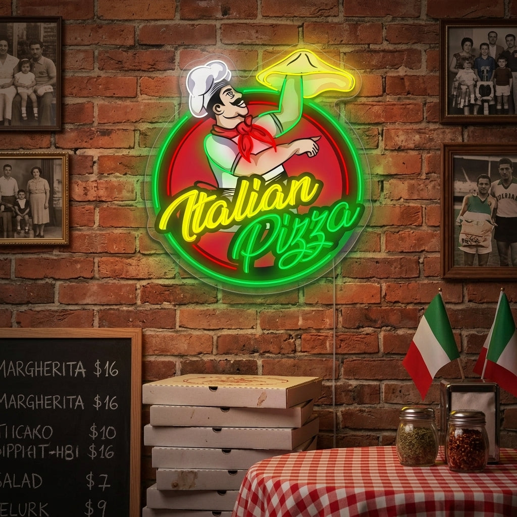"Italian Pizza" Insegna al neon