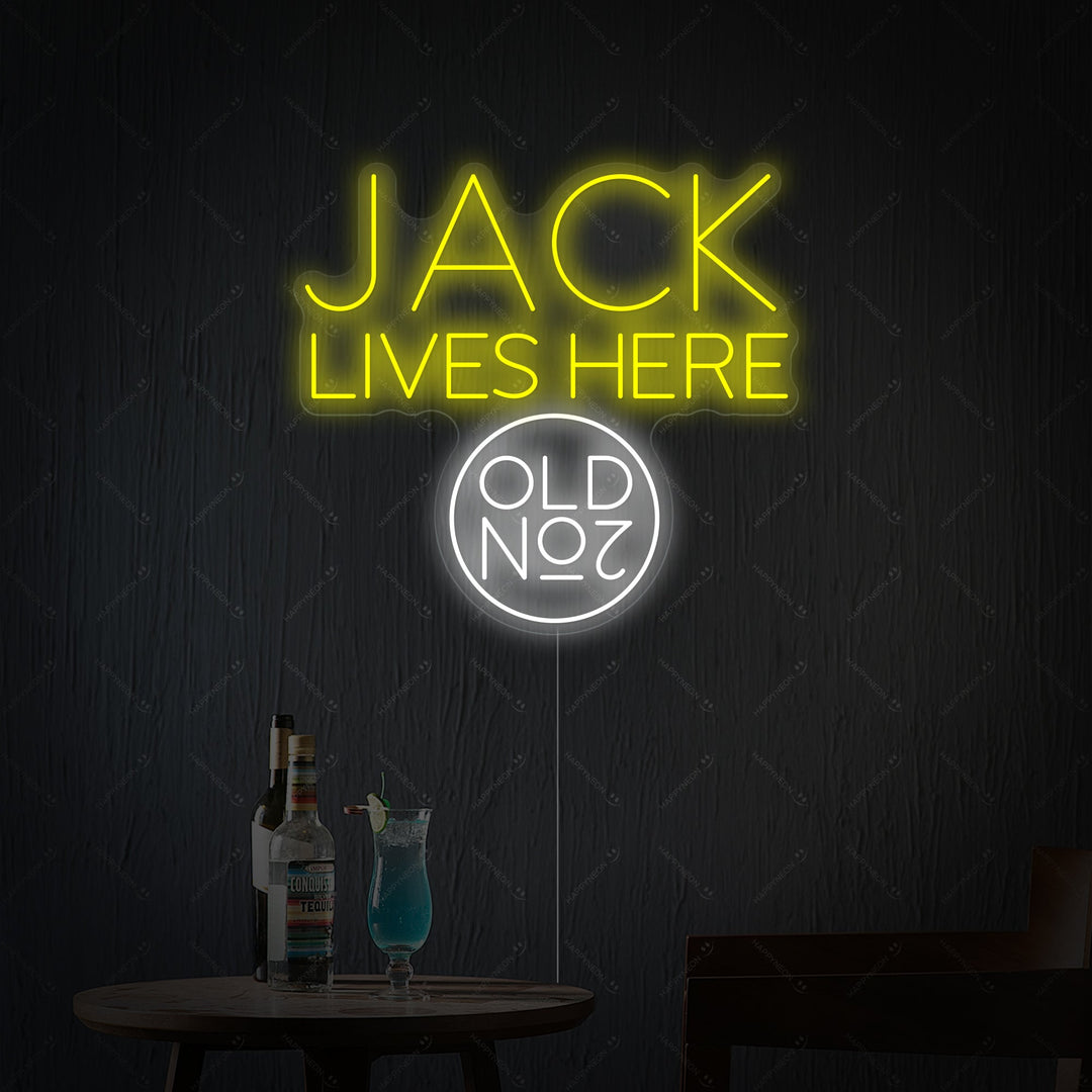 "Jack Lives Here No.7" Insegna al neon