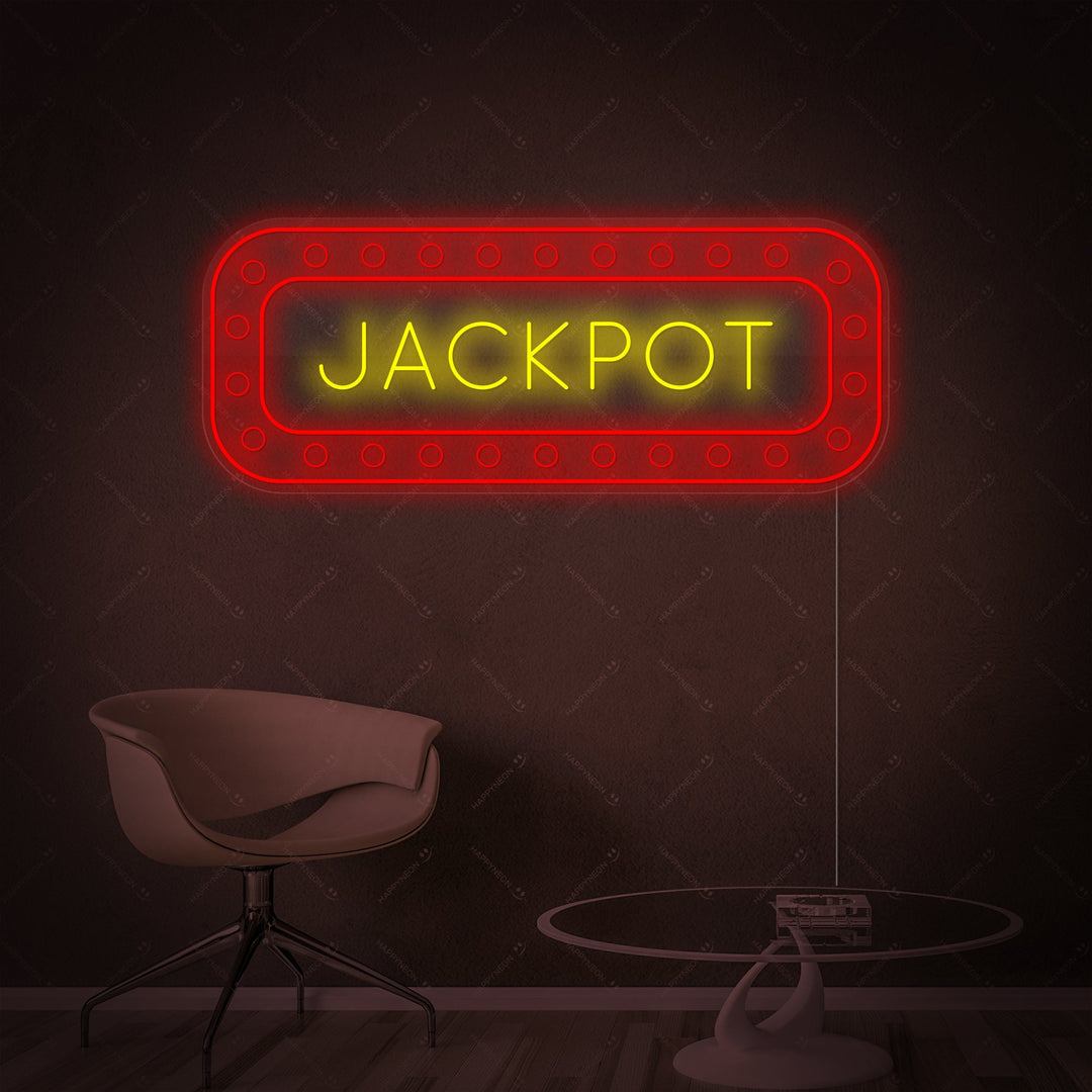 "Jackpot" Insegna al neon