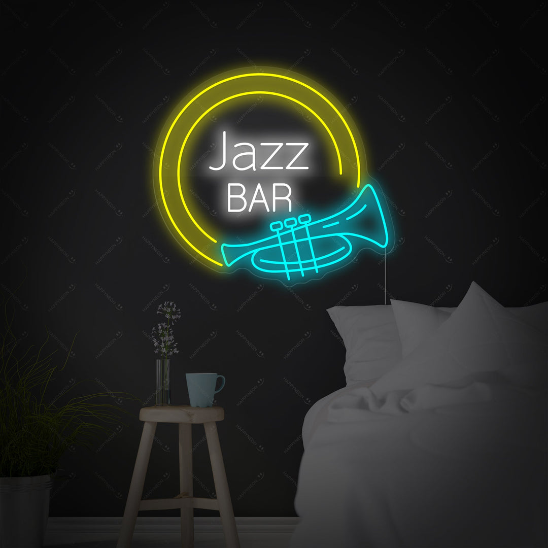 "Jazz Bar" Insegna al neon