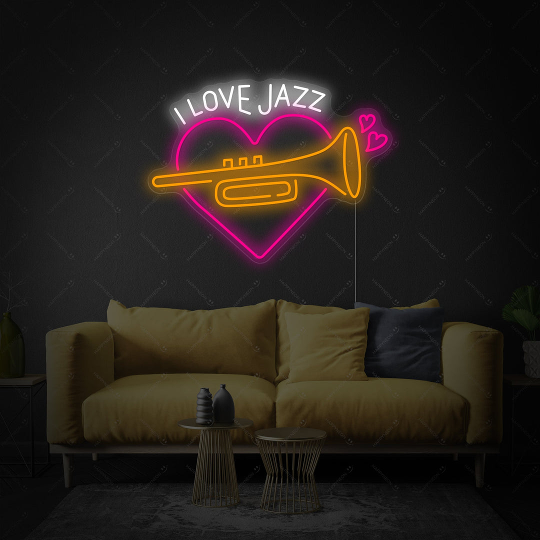 "Musica Jazz" Insegna al neon