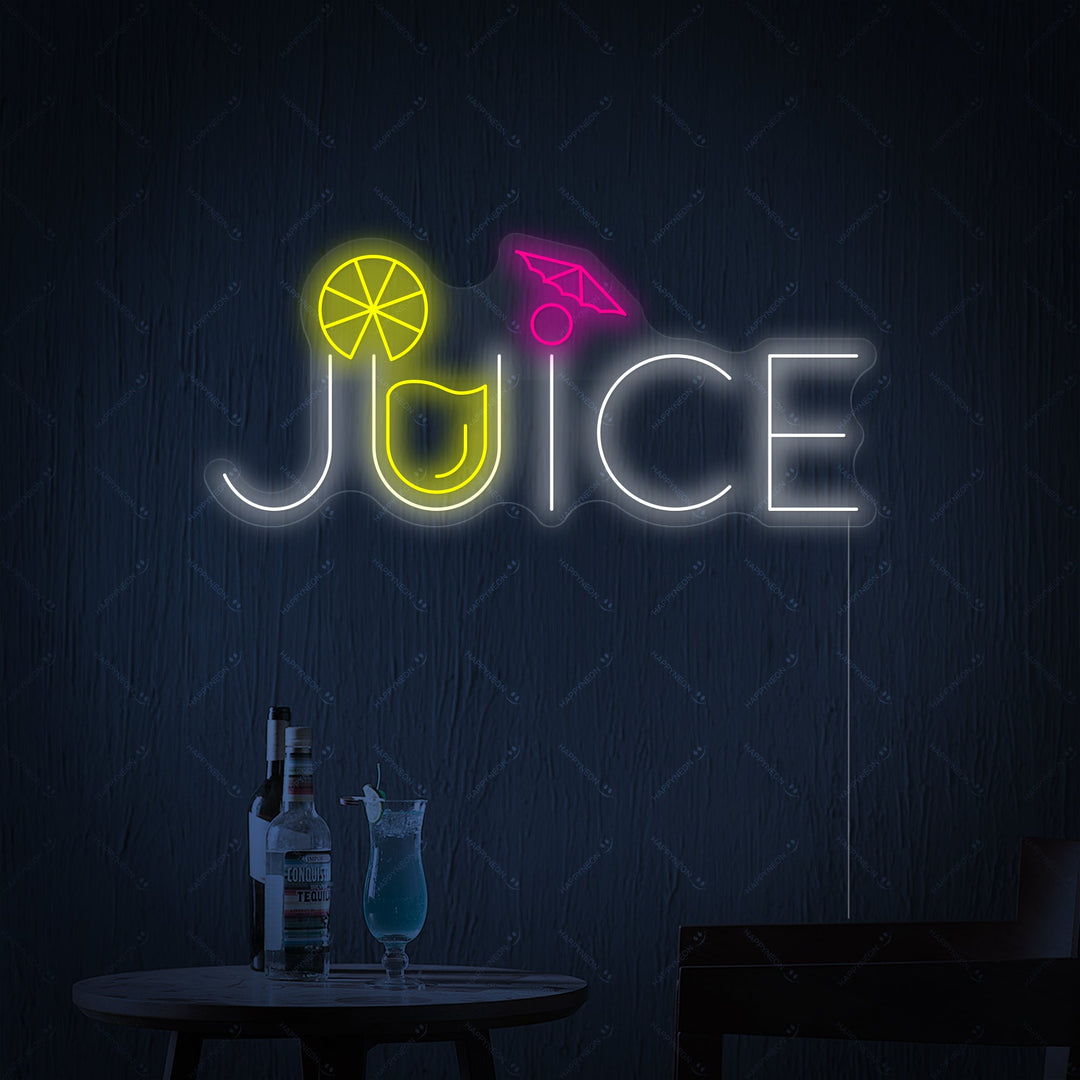 "Juice" Insegna al neon