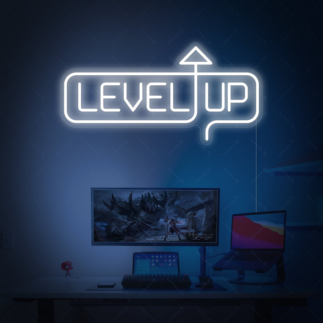 "Level Up" Insegna al neon