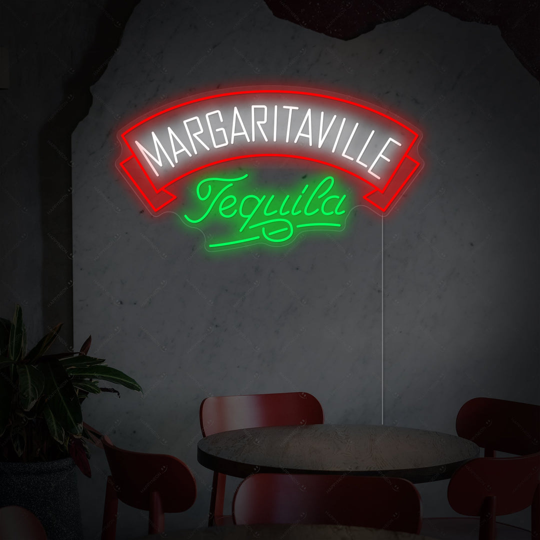 "Margaritaville Tequila" Insegna al neon