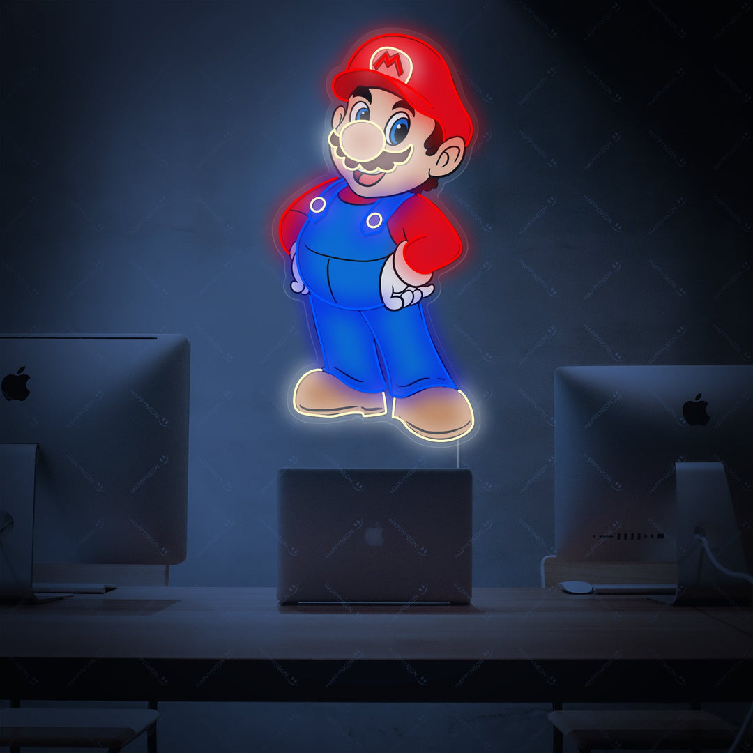 "Mario" Insegna al neon