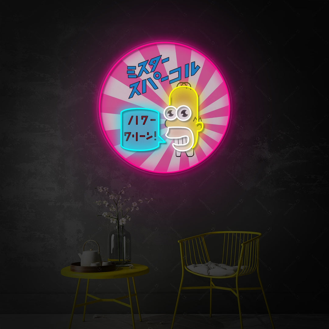 "Mr. Sparkle" Insegna al neon