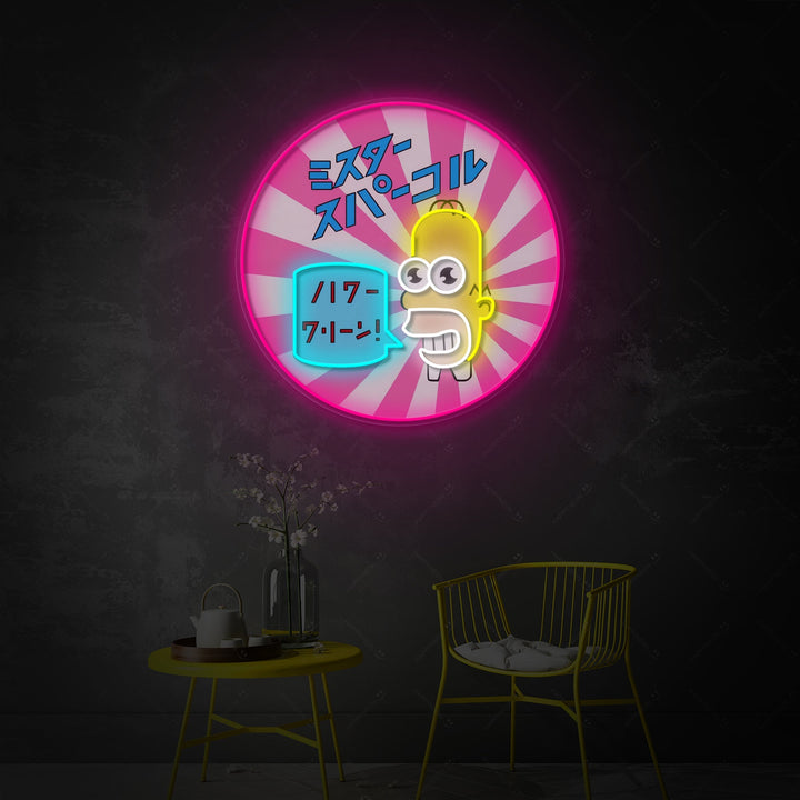 "Mr. Sparkle" Insegna al neon