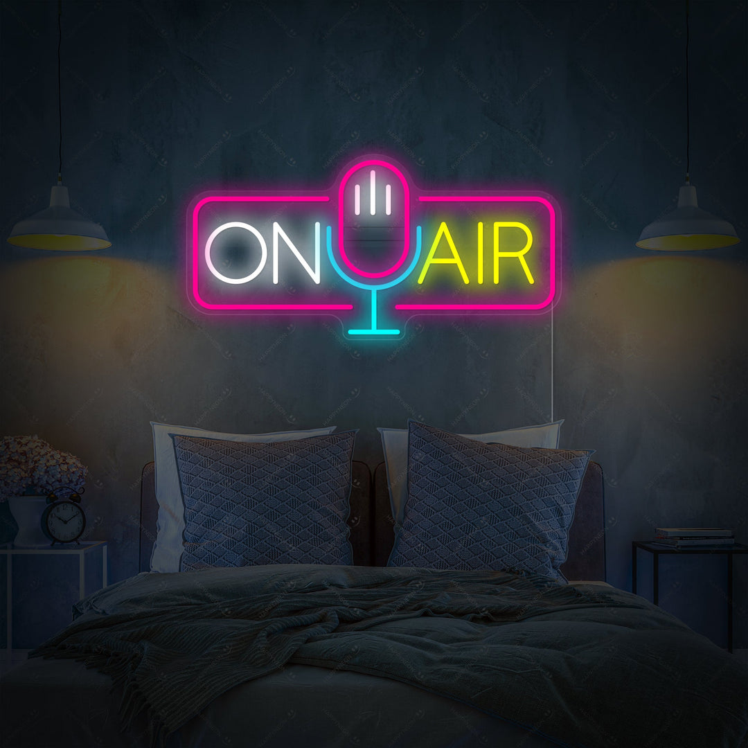 "On Air" Insegna al neon