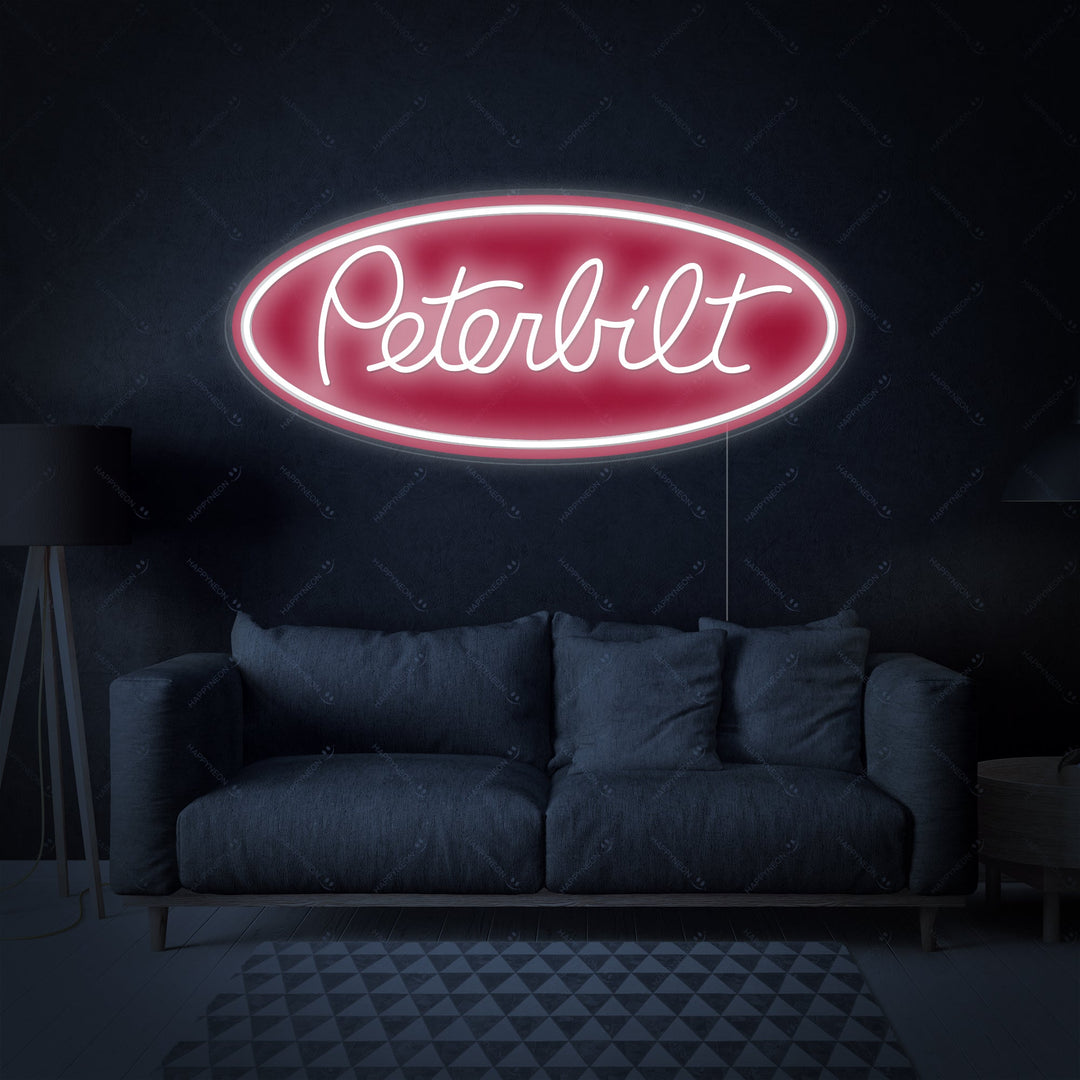 "Logo Peterbil" Insegna al neon