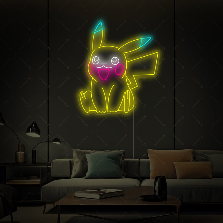 "Pikachu" Insegna al neon, LED Pikachu light