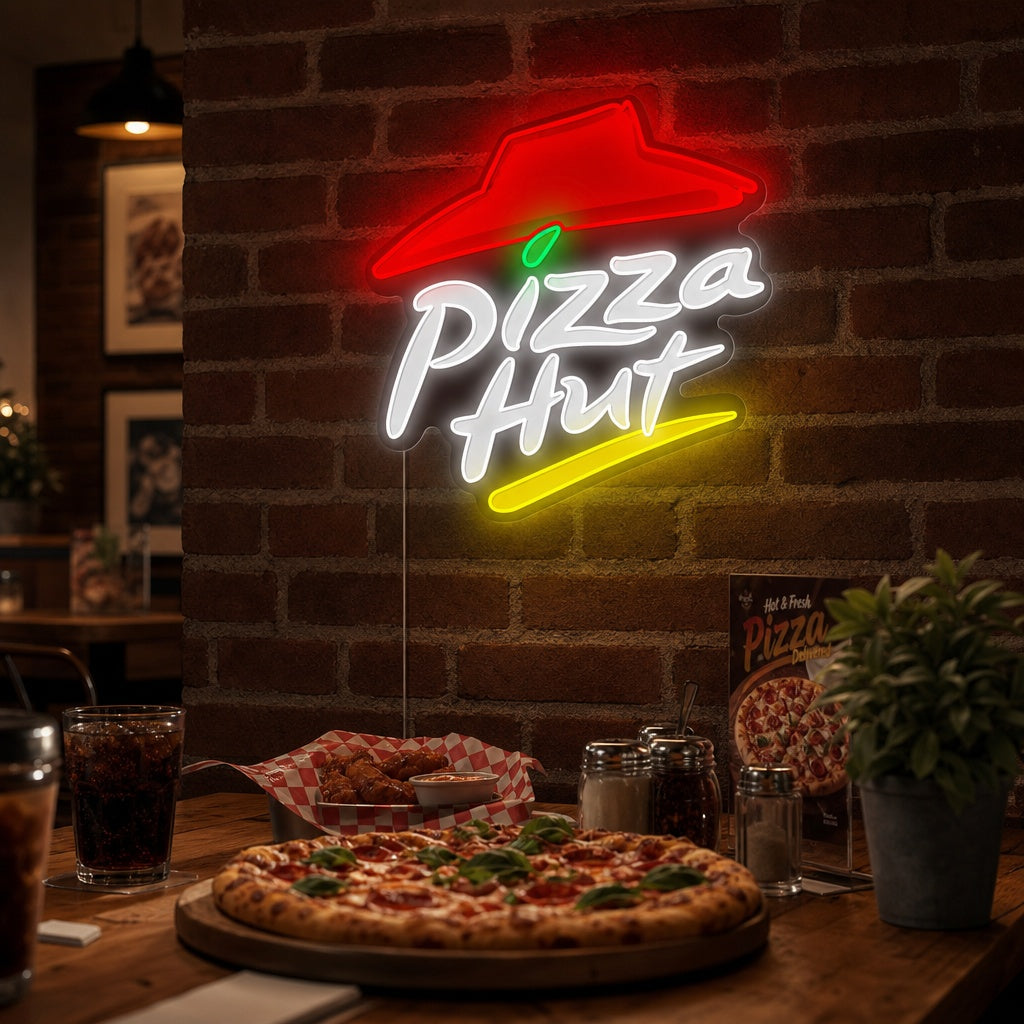 "Pizza Brand Logo" Insegna al neon