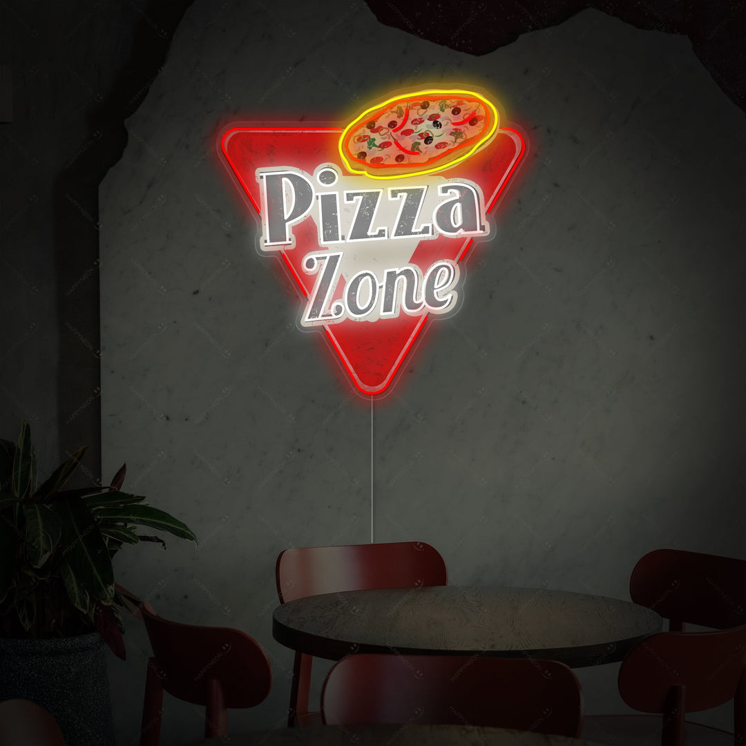 "Pizza Zone" Insegna al neon