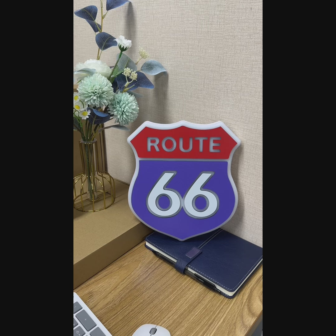 "Route 66" Neon Like