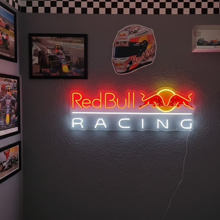 Insegna neon LED Racing logo