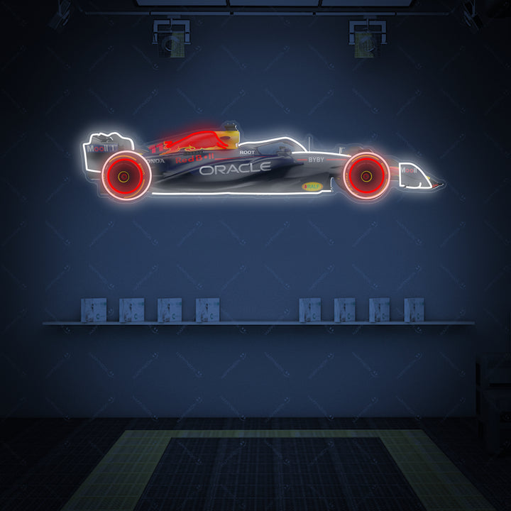 Insegna neon LED auto Formula 1