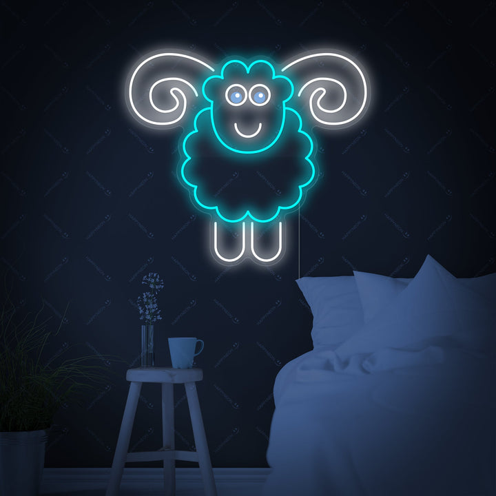 "Pecora" Insegna al neon