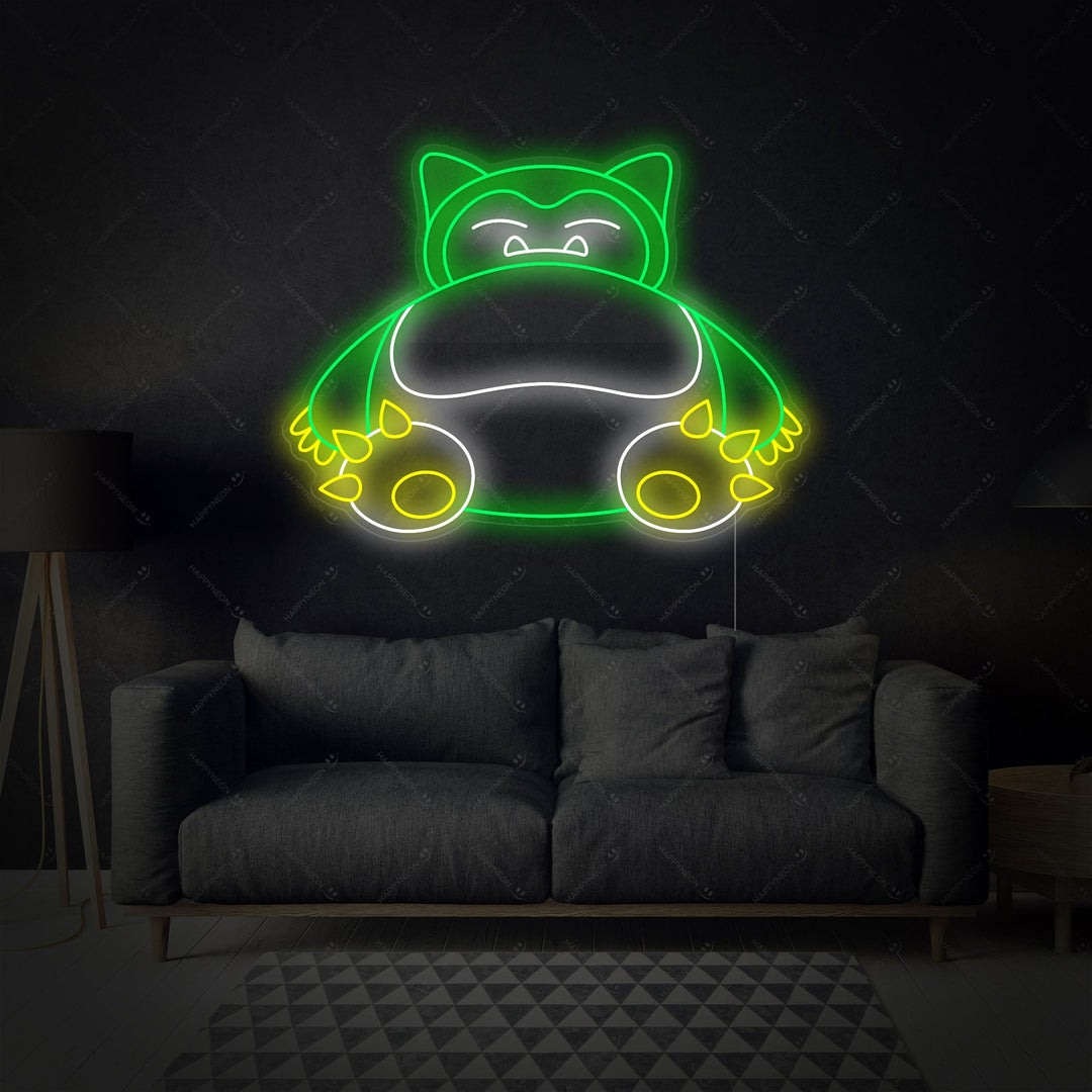 "Snorlax" Insegna al neon