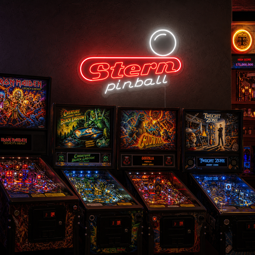 "Stern Pinball" Insegna al neon