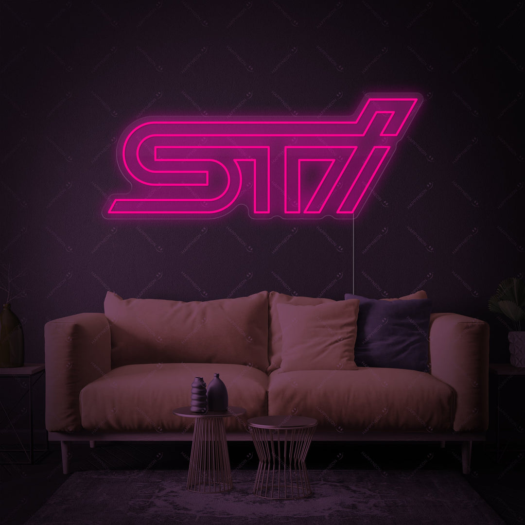 "Logo Sti" Insegna al neon