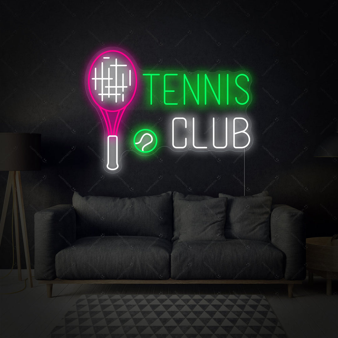 "Tennis Club" Insegna al neon