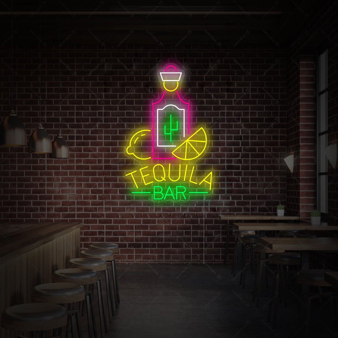 "Tequila Bar" Insegna al neon