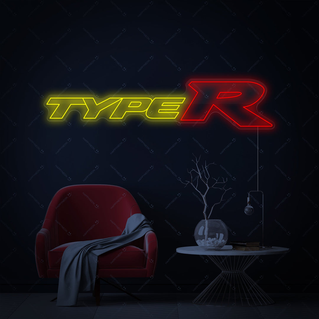 "Type R" Insegna al neon