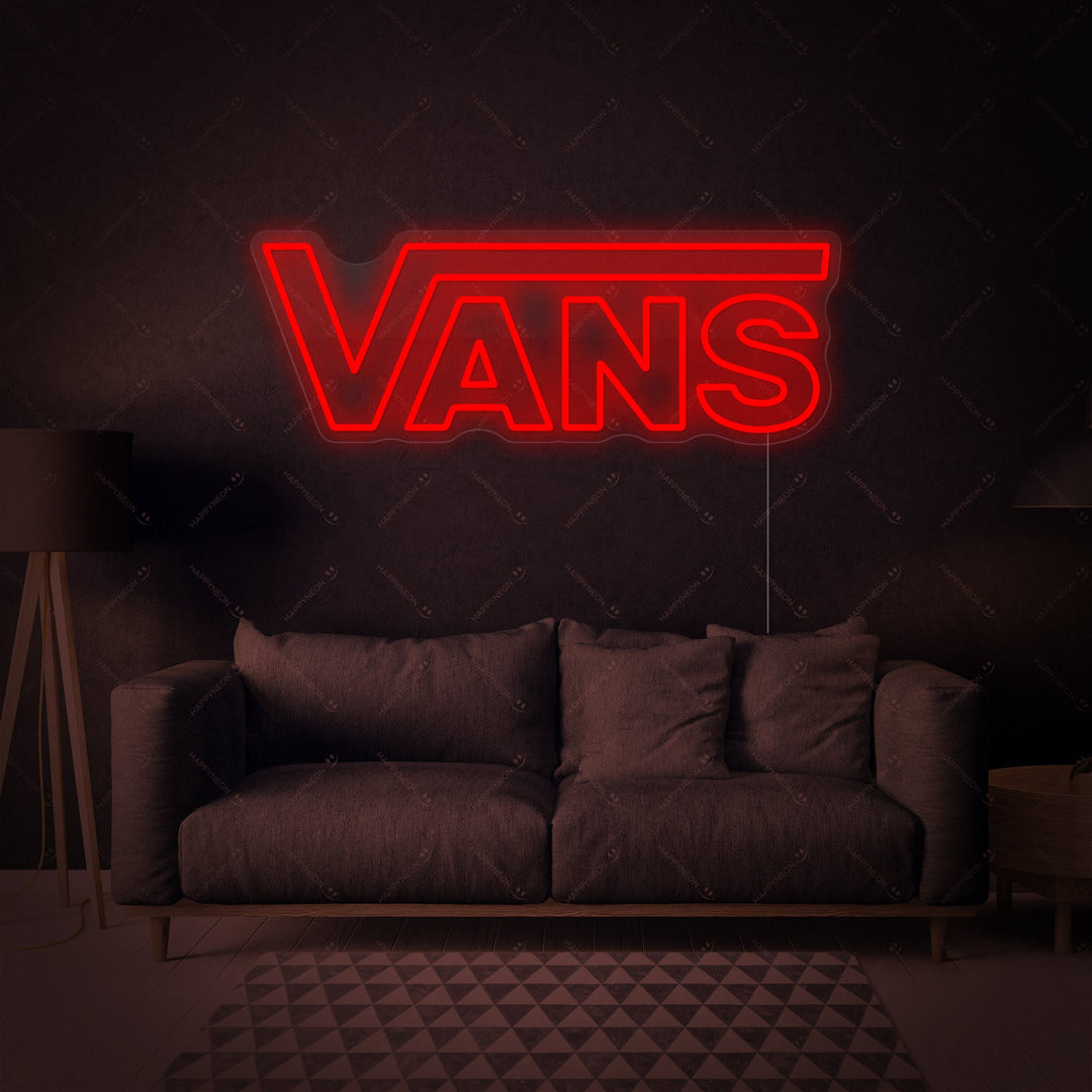 "Vans" Insegna al neon