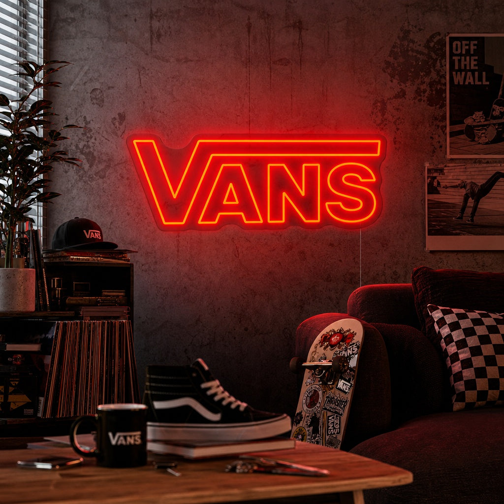 "Vans" Insegna al neon