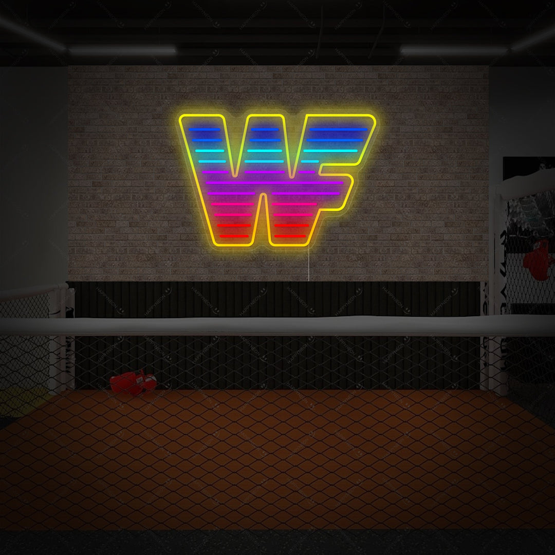 "Wwf Wrestling" Insegna al neon