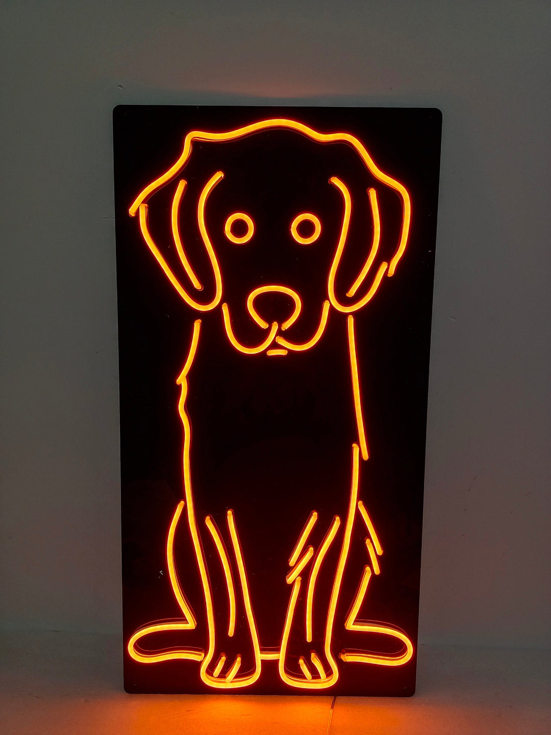 "Cane Dorato" Insegna al neon (Inventario: 1 unità)