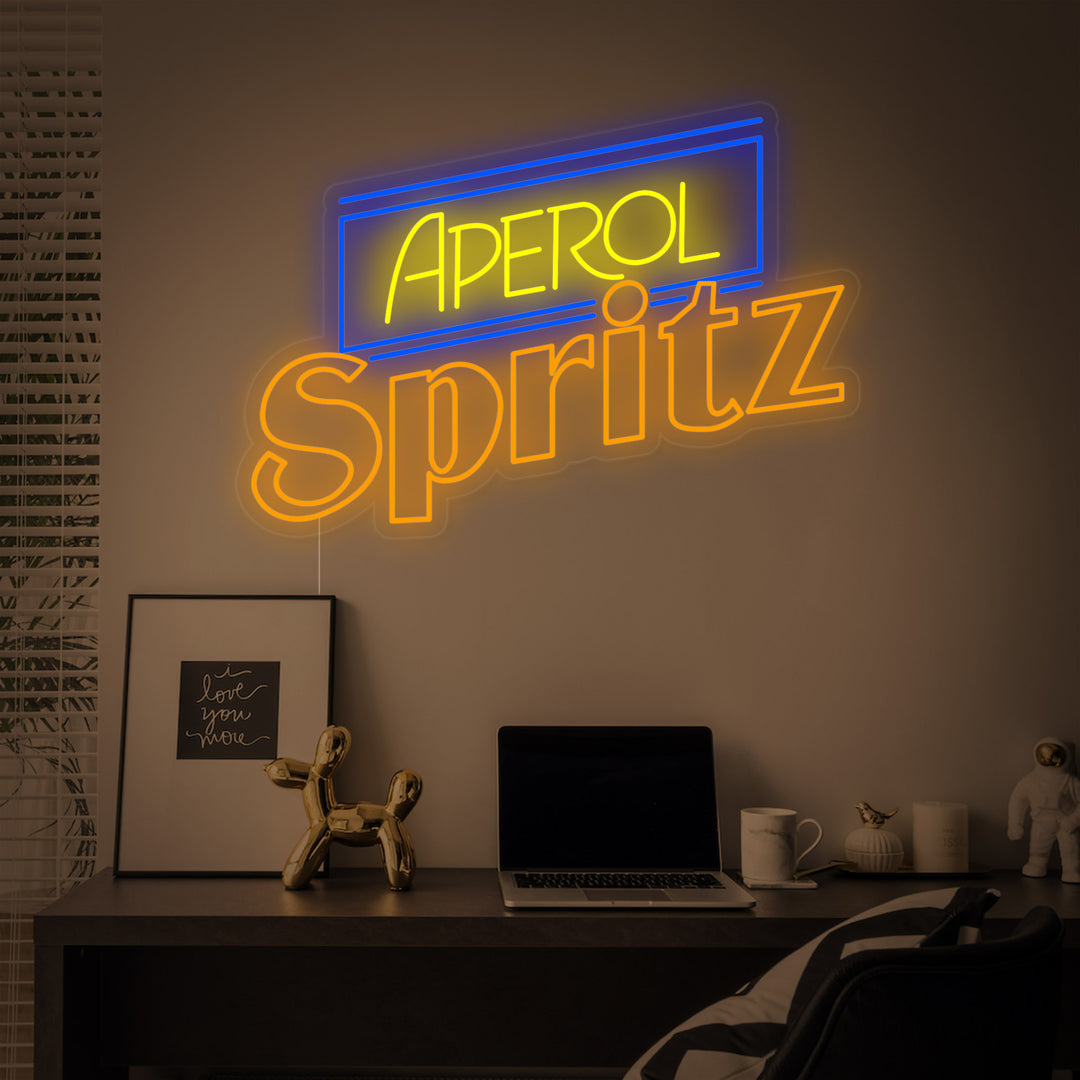 "Bar Aperol Spritz" Insegna al neon