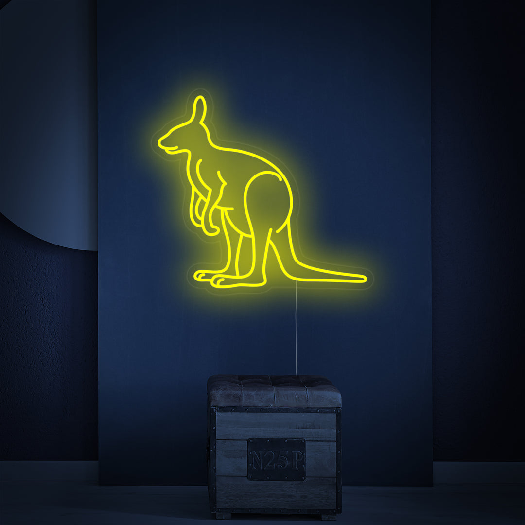 "Canguro Australiano" Insegna al neon